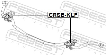 FEBEST Ophæng, stabilisator crsbklf foraksel for CHRYSLER ALFAROME/FIAT/LANCI