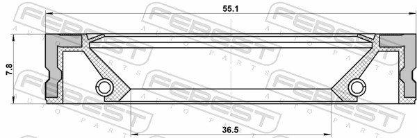 FEBEST Pakring, oliepumpe-automatgear 95gfz38550808r for VOLVO ALFAROME/FIAT/LANCI TOYOTA DAIHATSU SUZUKI