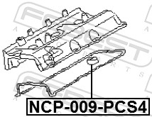 FEBEST Pakning, Ventildæksel ncp009pcs4 for SAMSUNG NISSAN