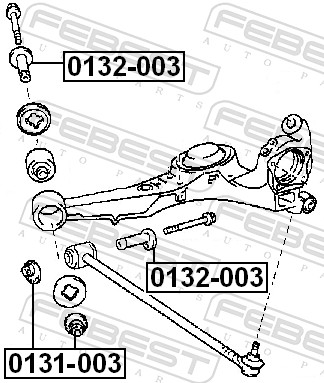 FEBEST Sims, aksel 0131003 for TOYOTA CHERY