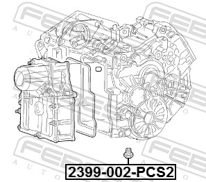 FEBEST Skrueprop, bundkar 2399002pcs2 for VAG
