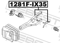 FEBEST Udrykkergaffel, kobling 1281fix35 for HYUNDAI