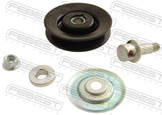 FEBEST Medløberhjul, multi-V-rem 0187kr42 for GENERAL MOTORS MITSUBISHI TOYOTA