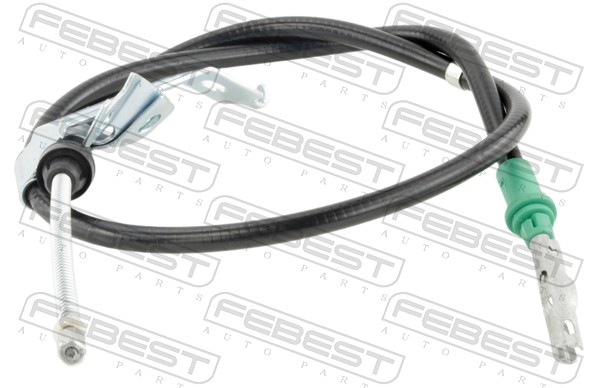 FEBEST Håndbremsekabel 05100trbrh bagved til højre for FORD MAZDA