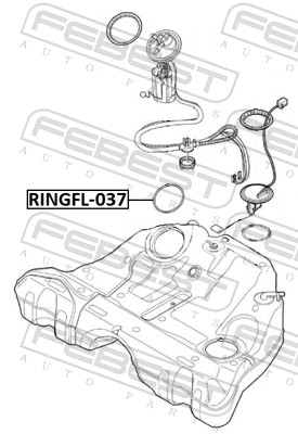 FEBEST Pakning, tankmåler ringfl037 for VOLVO