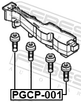 FEBEST Stik, tændspole pgcp001 for CITROËN/PEUGEOT