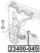 FEBEST Pakning, vaskevandspumpe/vaske-vandsbeholder 23400045 for VAG