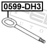 FEBEST Slæbekrog 0599dh3 for MAZDA NISSAN