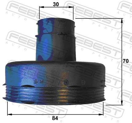 FEBEST Drivaksel Manchet 1917P-G30R bagaksel for BMW