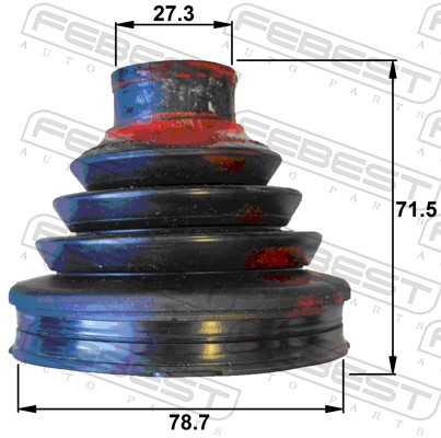 FEBEST Drivaksel Manchet 1917P-G20R foraksel for BMW