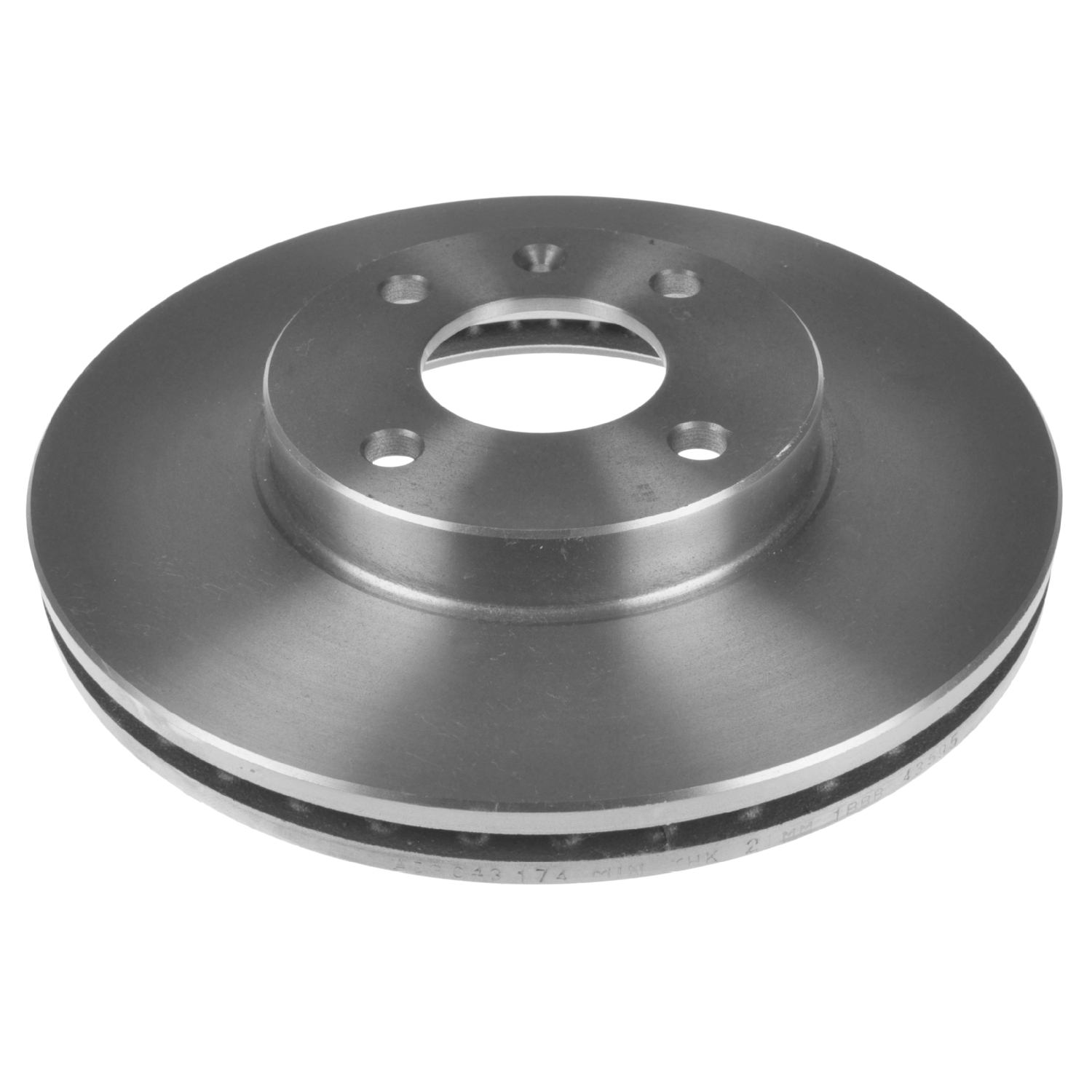 BLUE PRINT Bremseskive adg043174 foraksel ventileret 256mm for DAEWOO