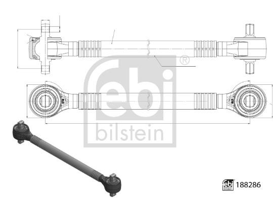 FEBI BILSTEIN 188286 foran for VOLVO