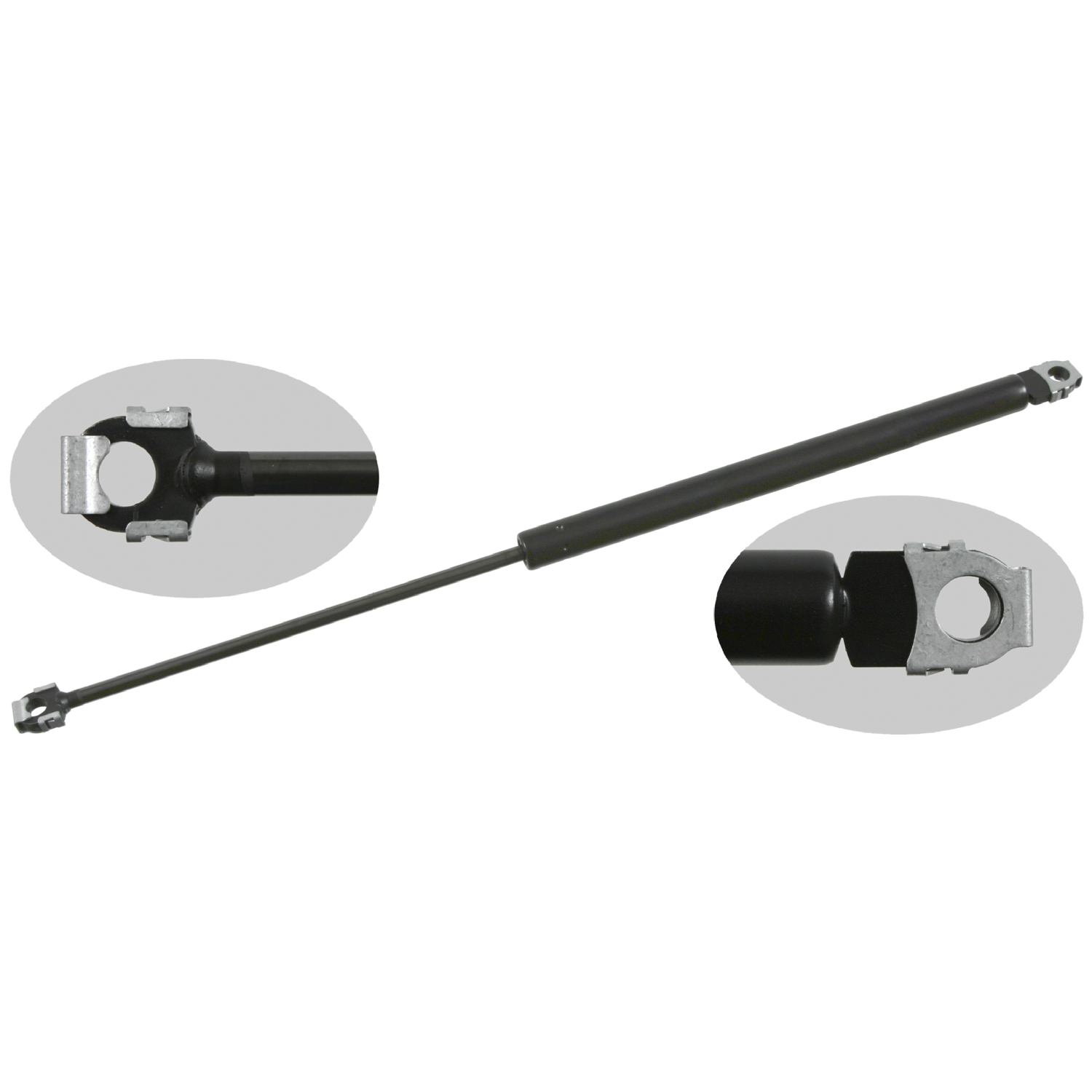 FEBI BILSTEIN Gasfjeder, motorhjelm 01784 på begge sider for BMW
