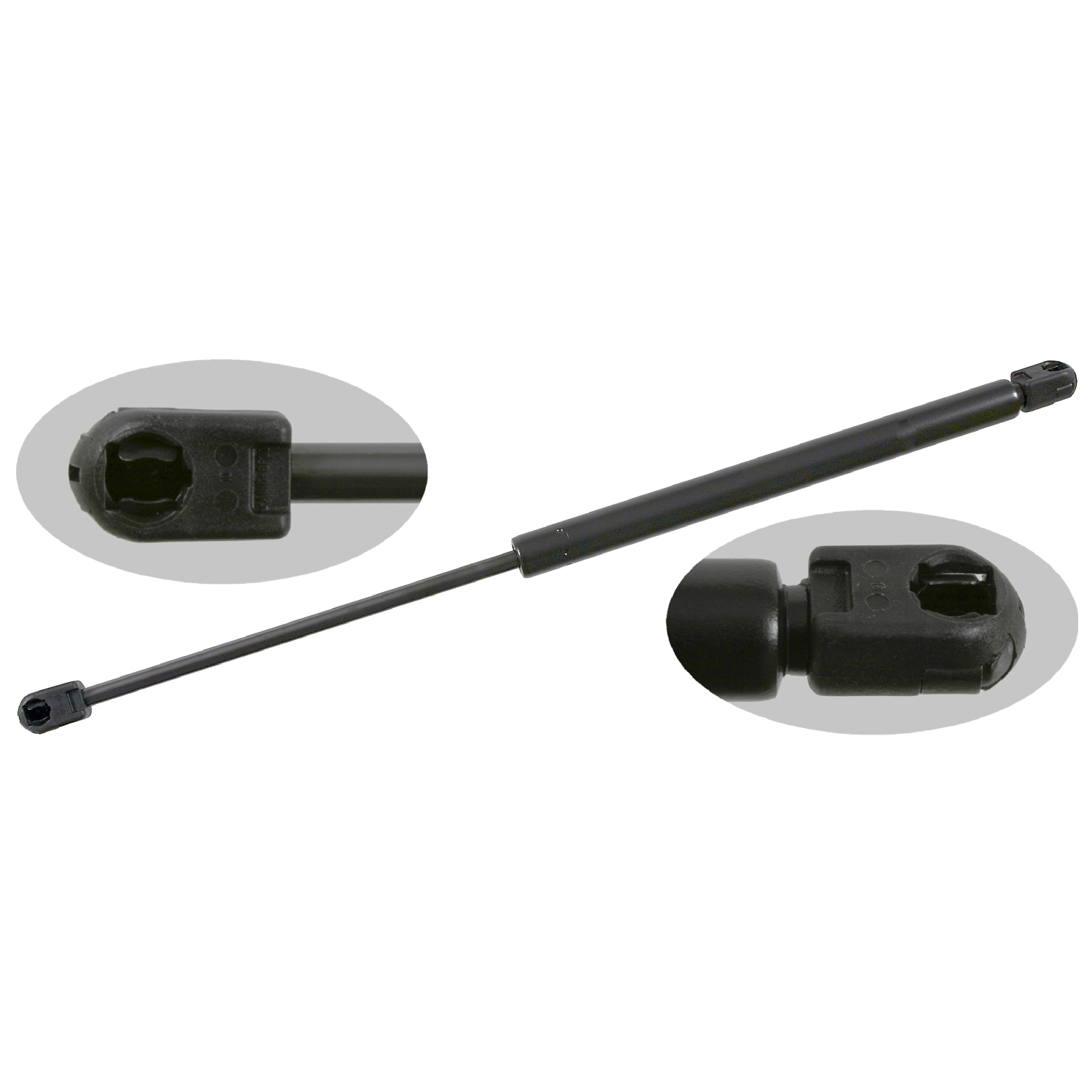 FEBI BILSTEIN Gasfjeder, motorhjelm 02640 på begge sider for MERCEDES-BENZ