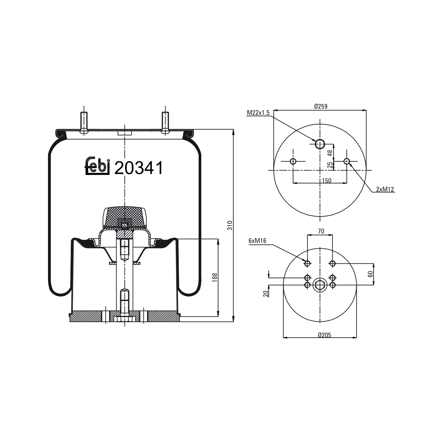FEBI BILSTEIN 20341 200mm