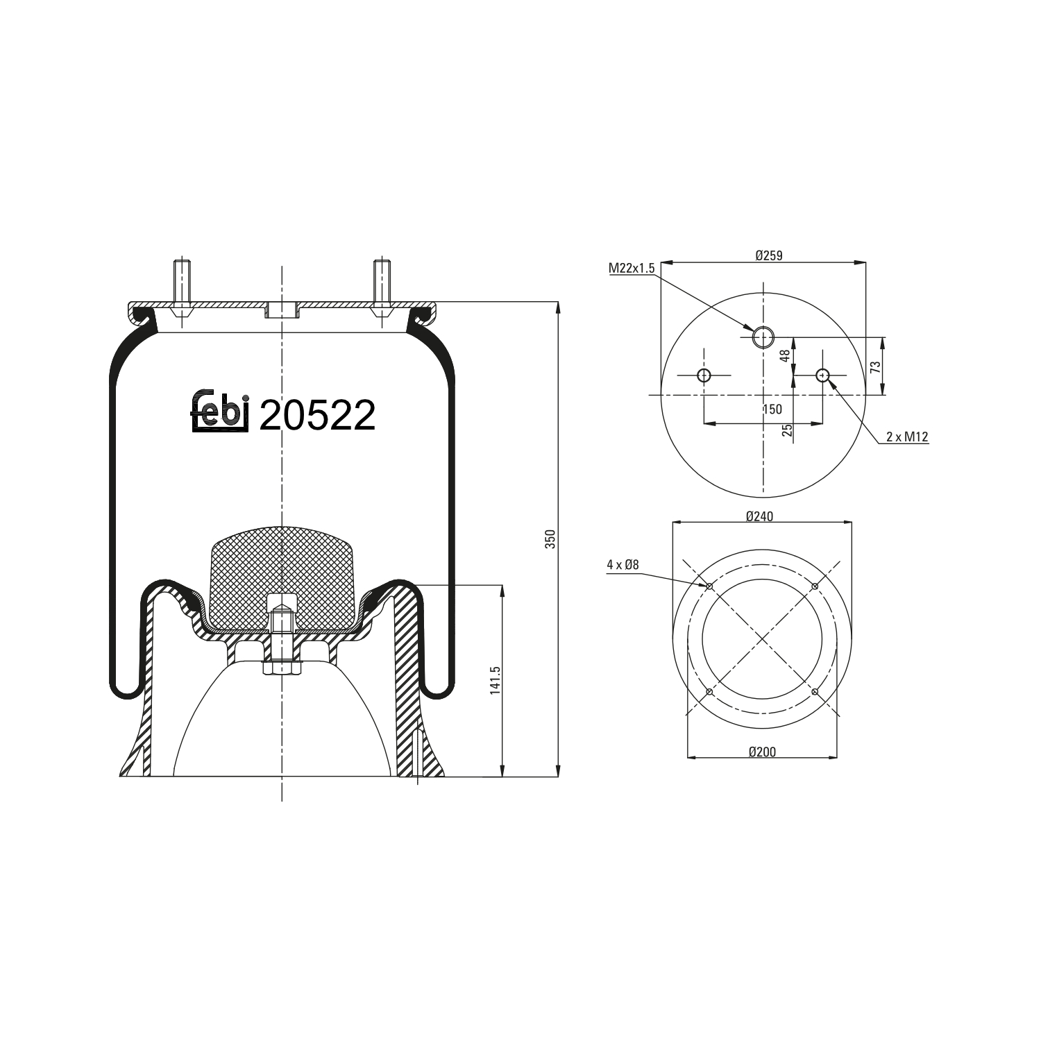 FEBI BILSTEIN 20522 240mm
