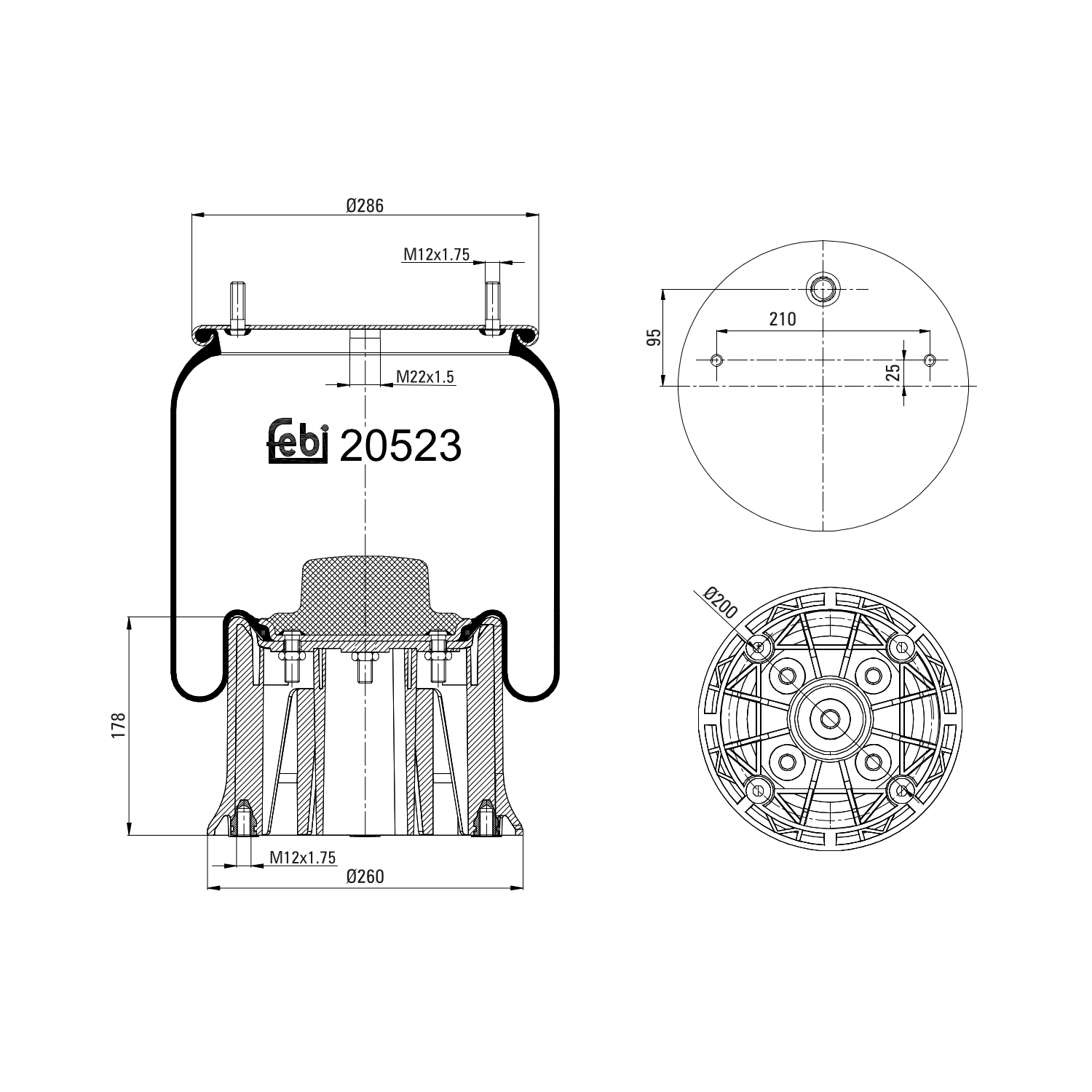 FEBI BILSTEIN 20523 260mm