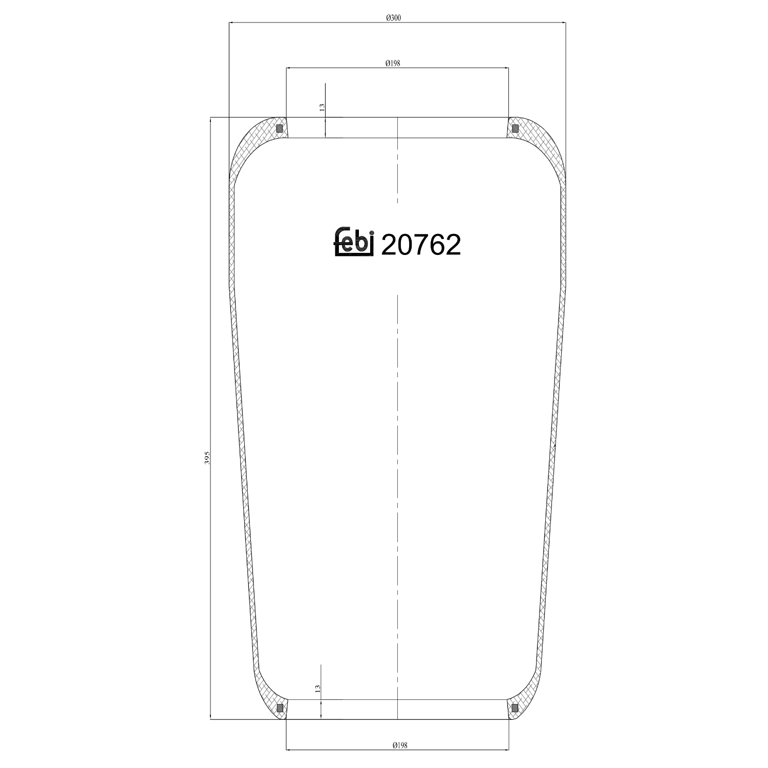 FEBI BILSTEIN 20762 198mm for MAN