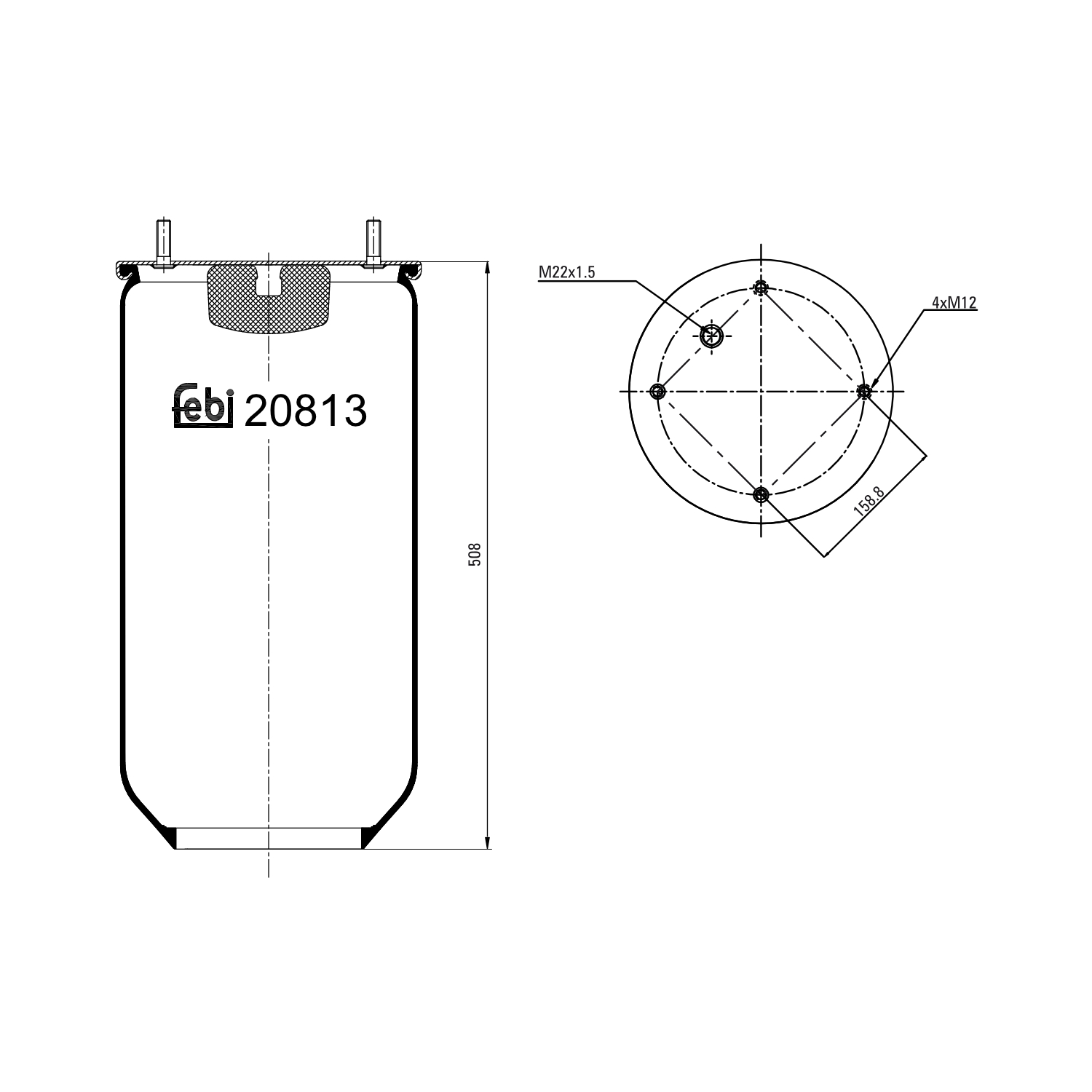 FEBI BILSTEIN 20813 for IVECO