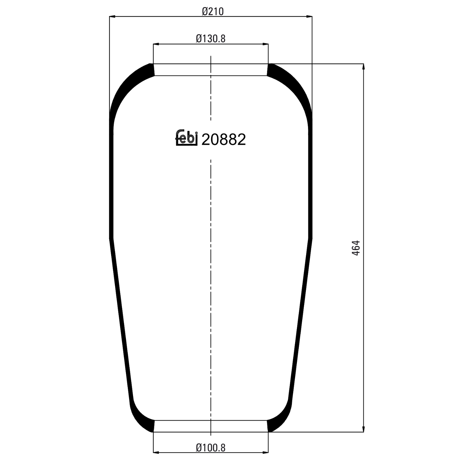 FEBI BILSTEIN 20882 101mm for MAN