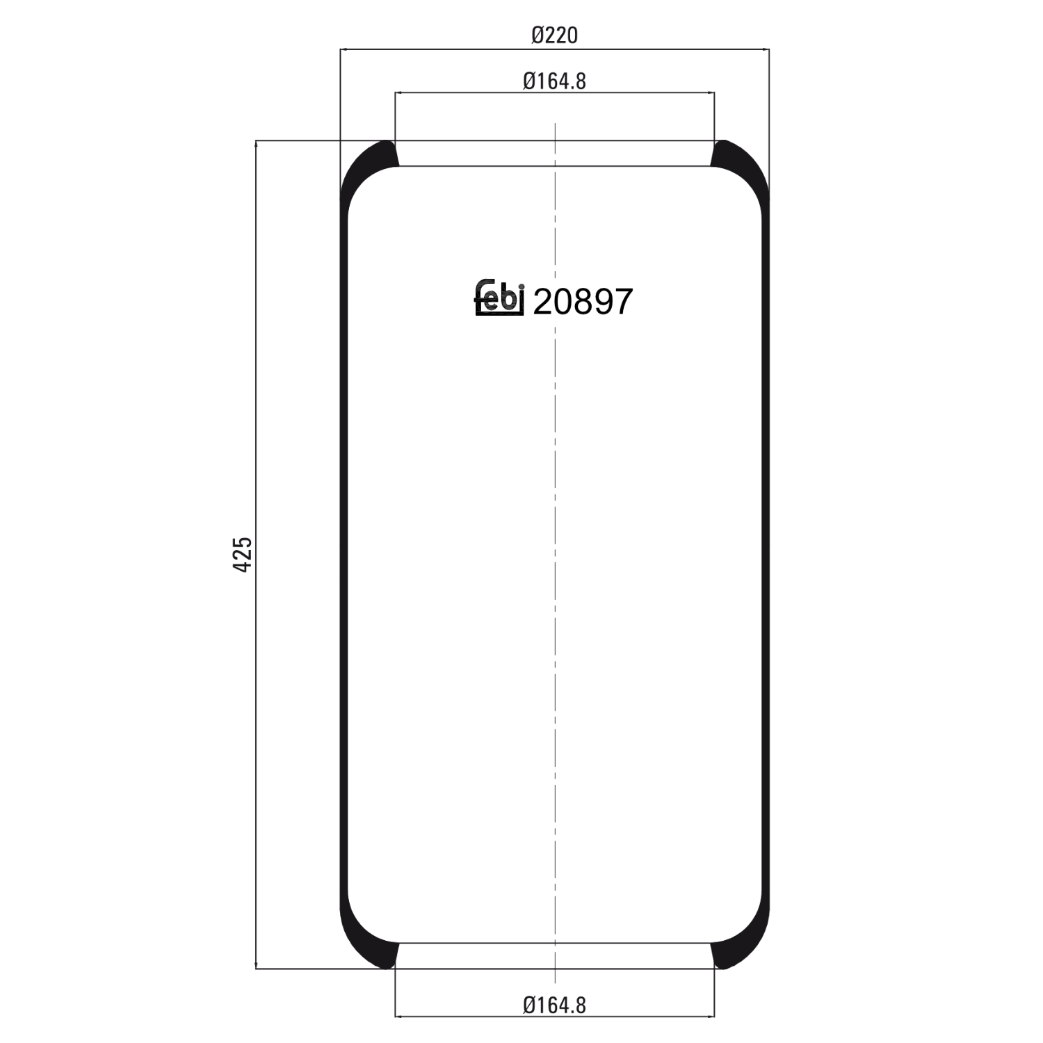 FEBI BILSTEIN 20897 168mm
