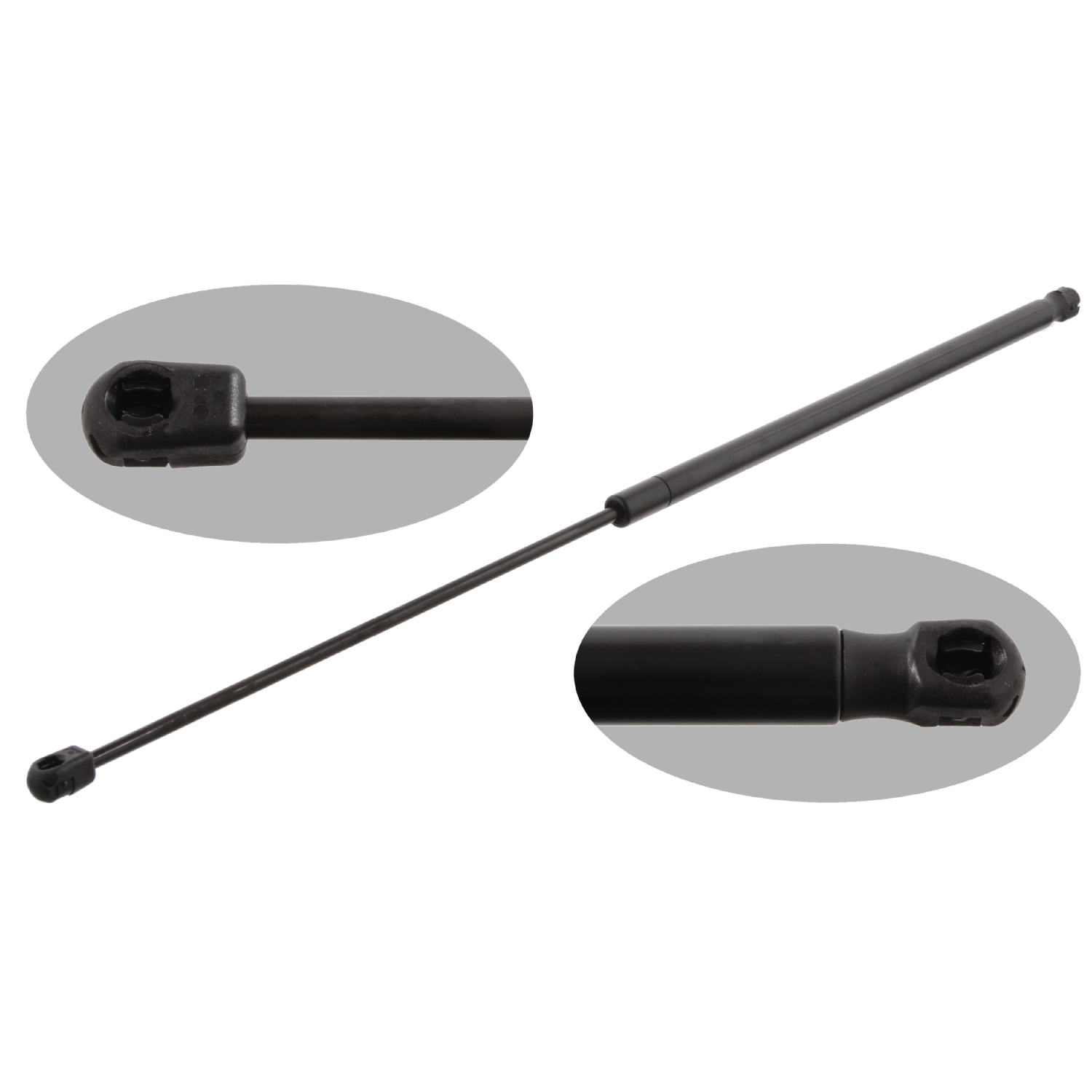 FEBI BILSTEIN Gasfjeder, motorhjelm 31635 venstre for AUDI