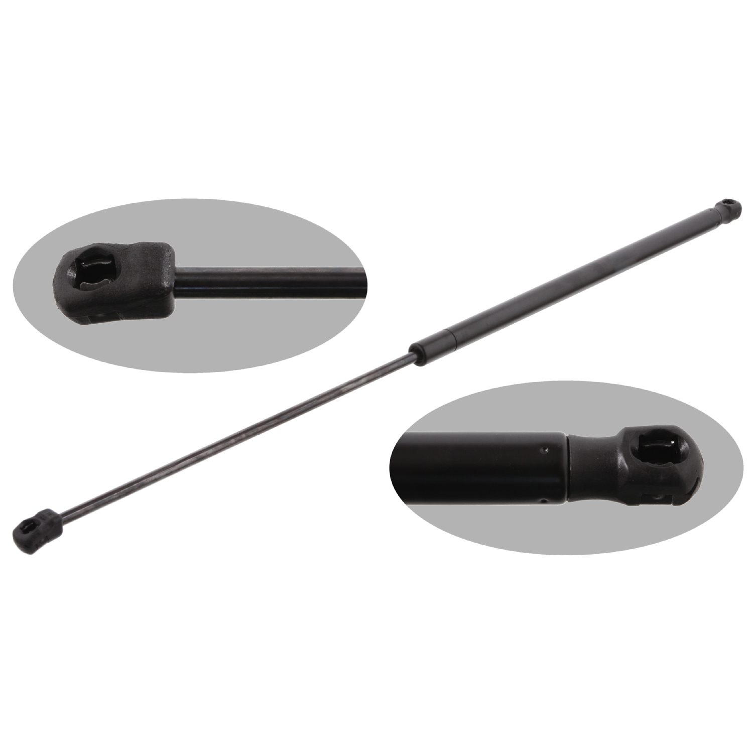 FEBI BILSTEIN Gasfjeder, motorhjelm 31634 venstre for AUDI
