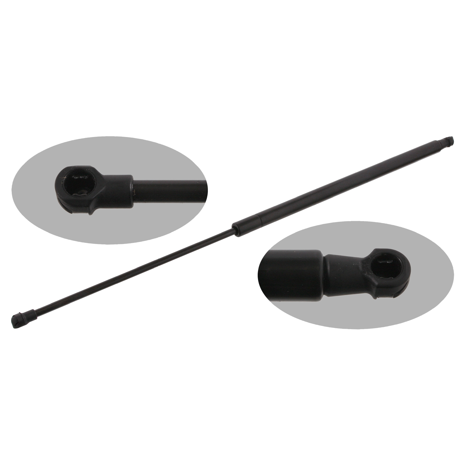 FEBI BILSTEIN Gasfjeder, motorhjelm 32984 på begge sider for PORSCHE