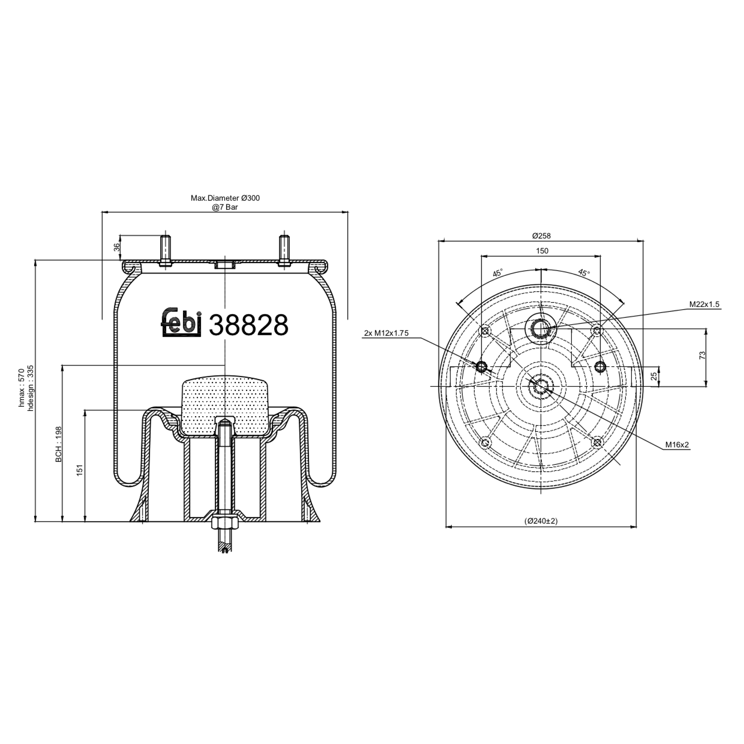 FEBI BILSTEIN 38828 259mm