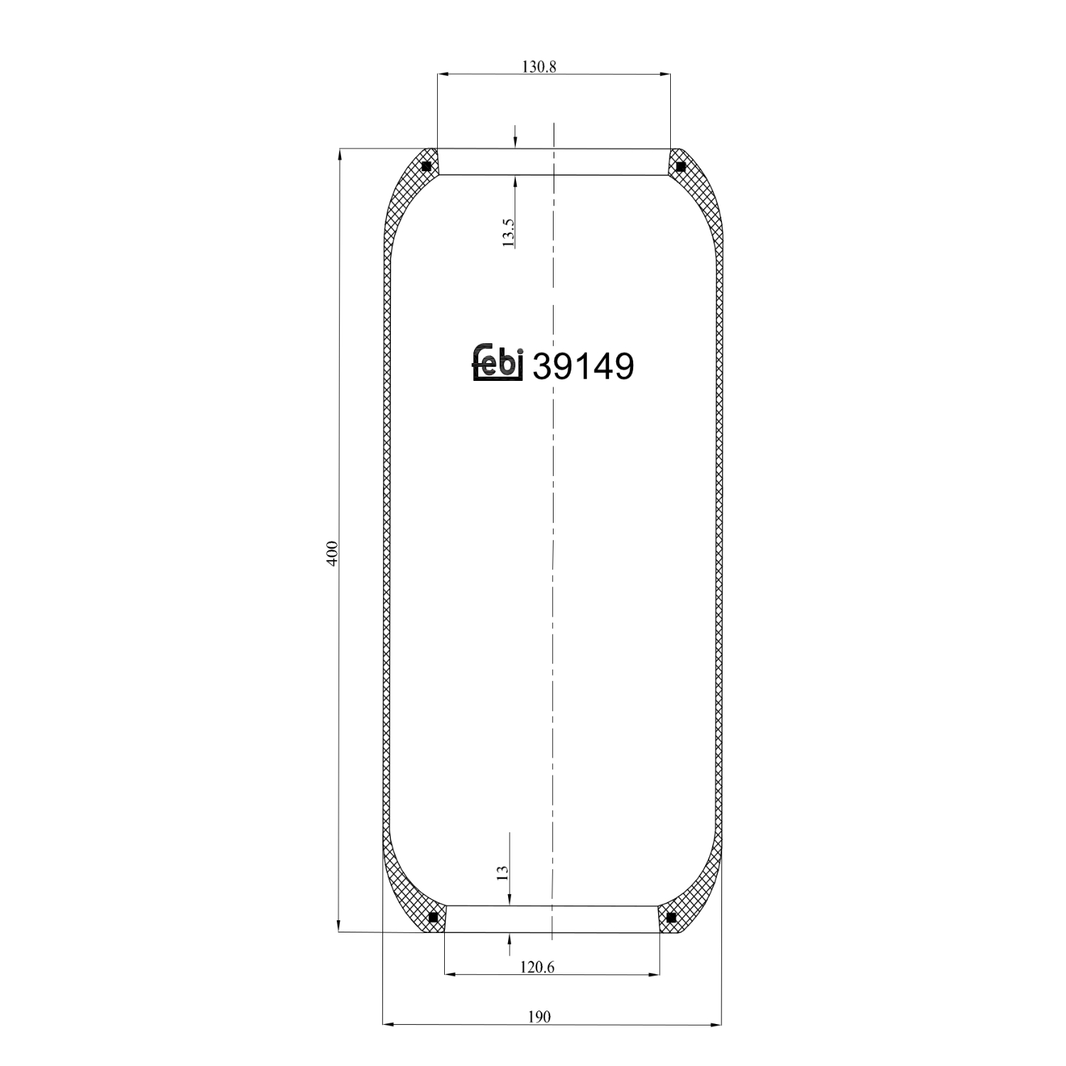 FEBI BILSTEIN 39149 121mm for VOLVO