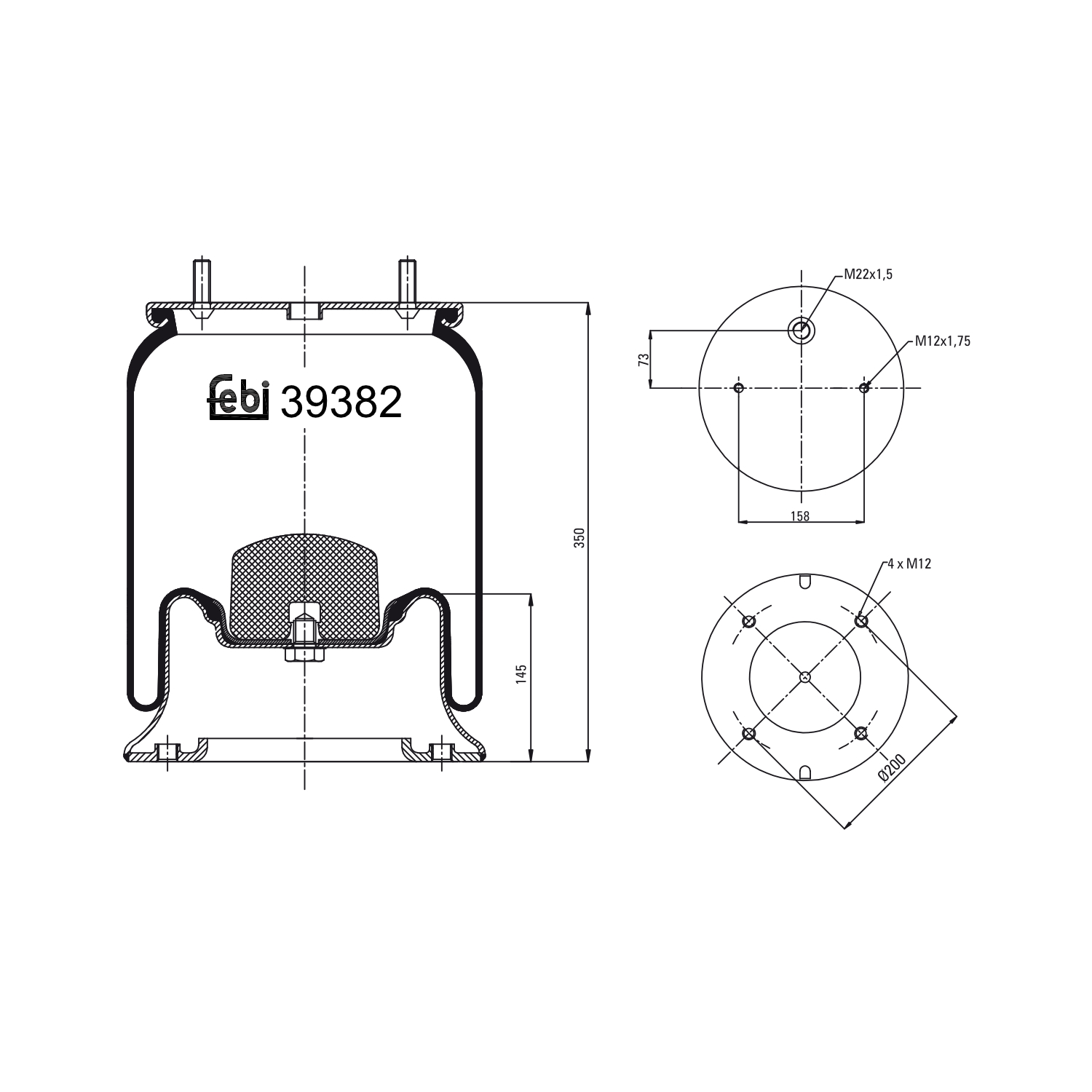 FEBI BILSTEIN 39382 200mm
