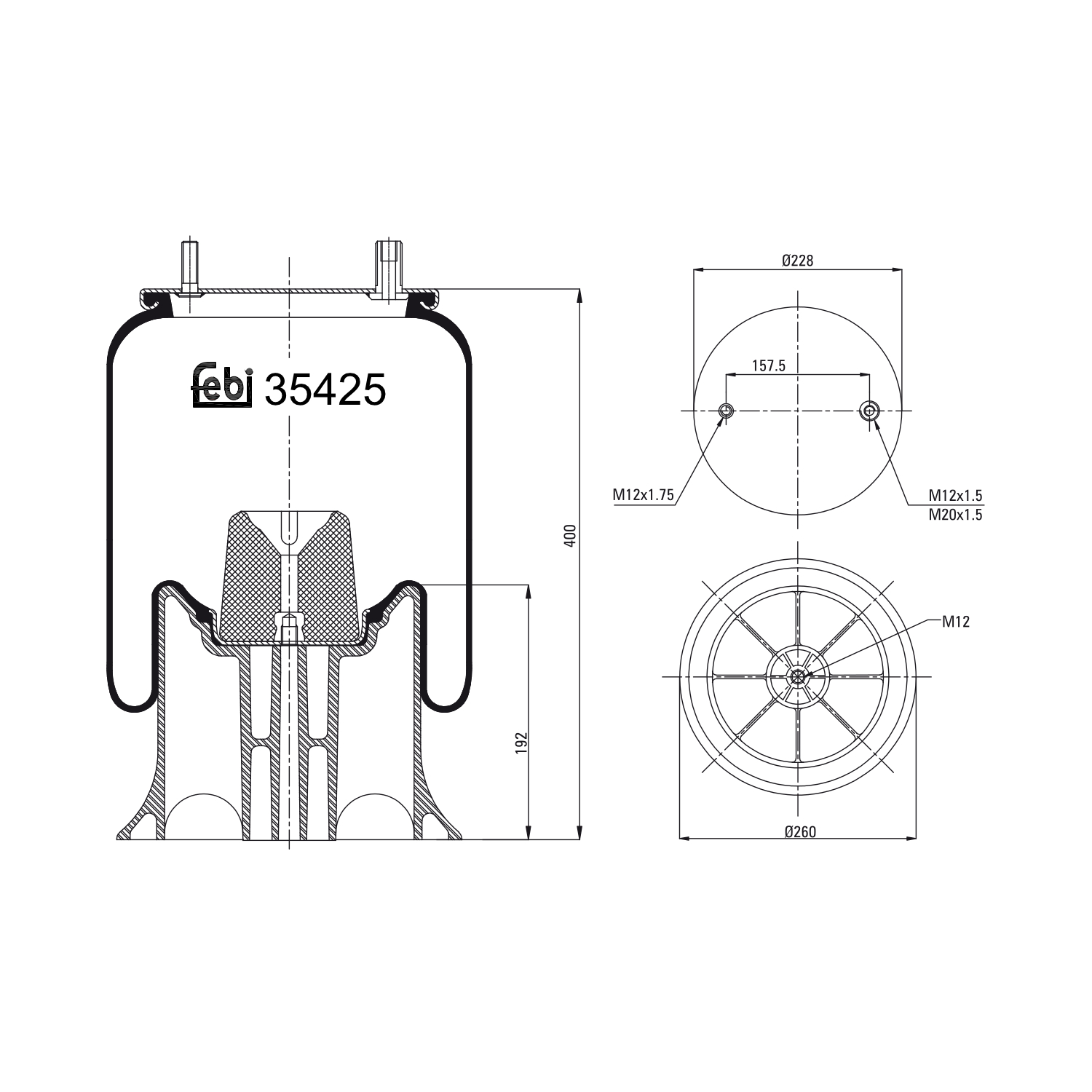 FEBI BILSTEIN 39425 228mm