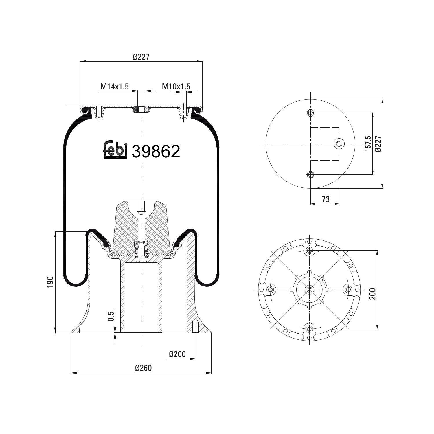 FEBI BILSTEIN 39862 227mm