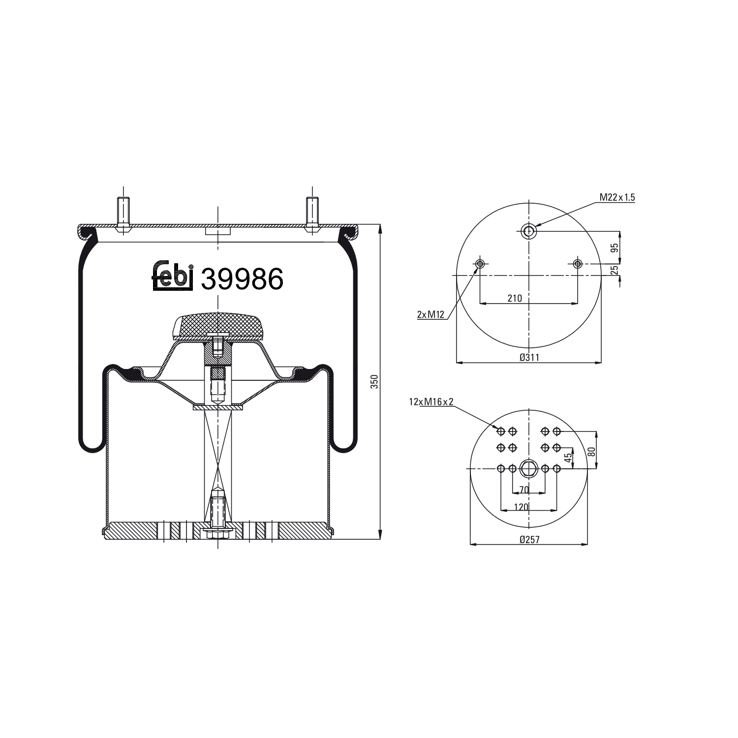 FEBI BILSTEIN 39986 250mm
