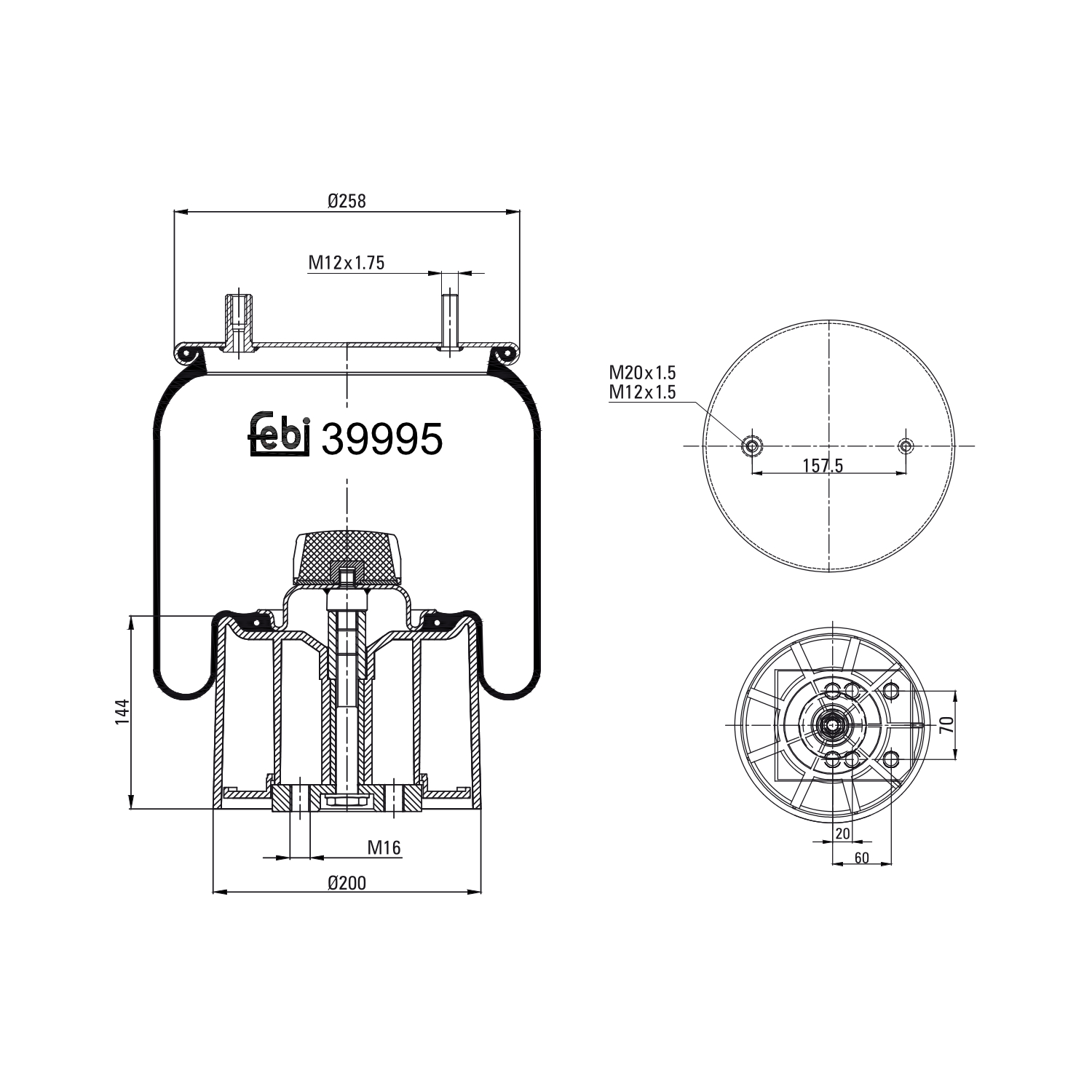 FEBI BILSTEIN 39995 258mm