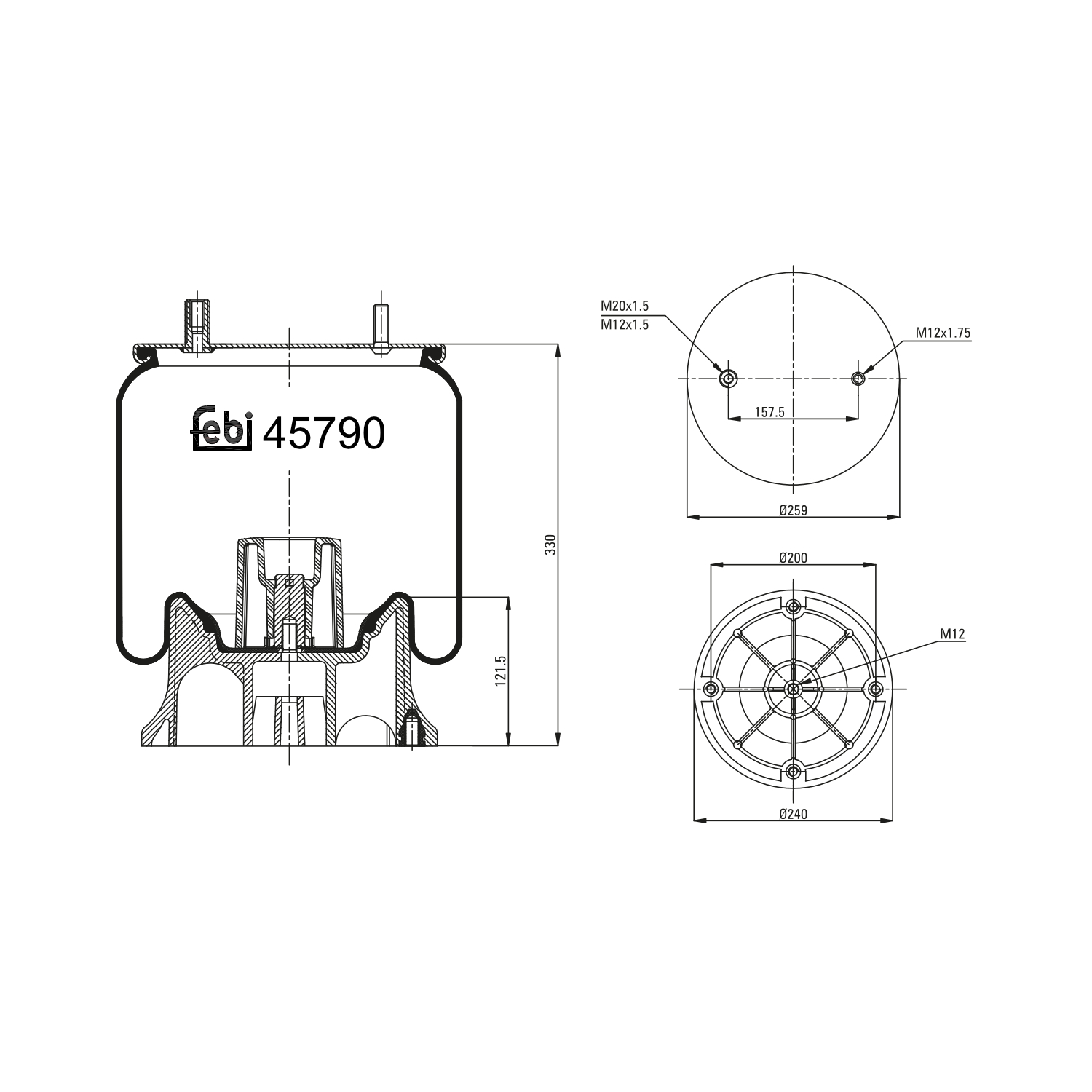 FEBI BILSTEIN 45790 240mm