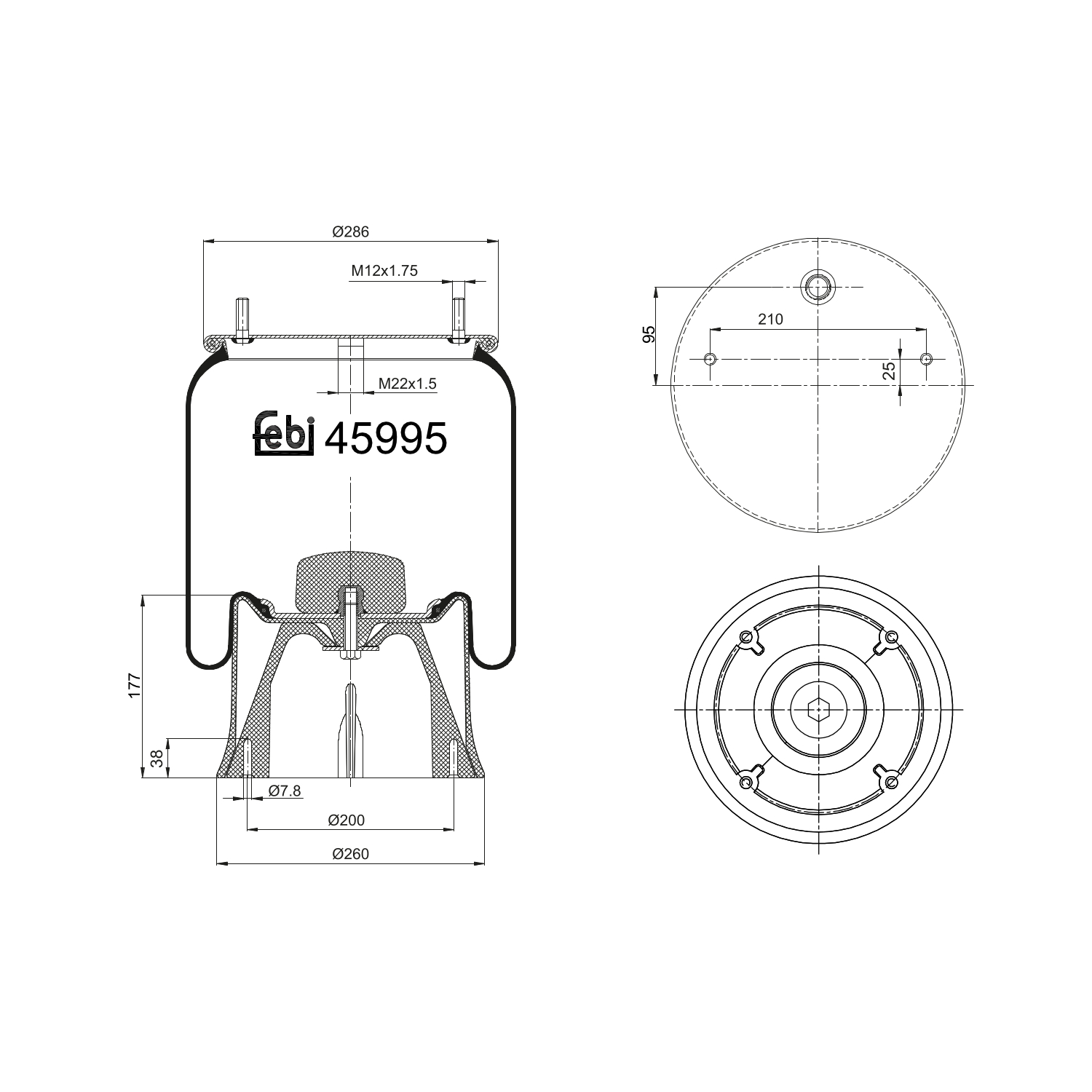 FEBI BILSTEIN 45995 286mm