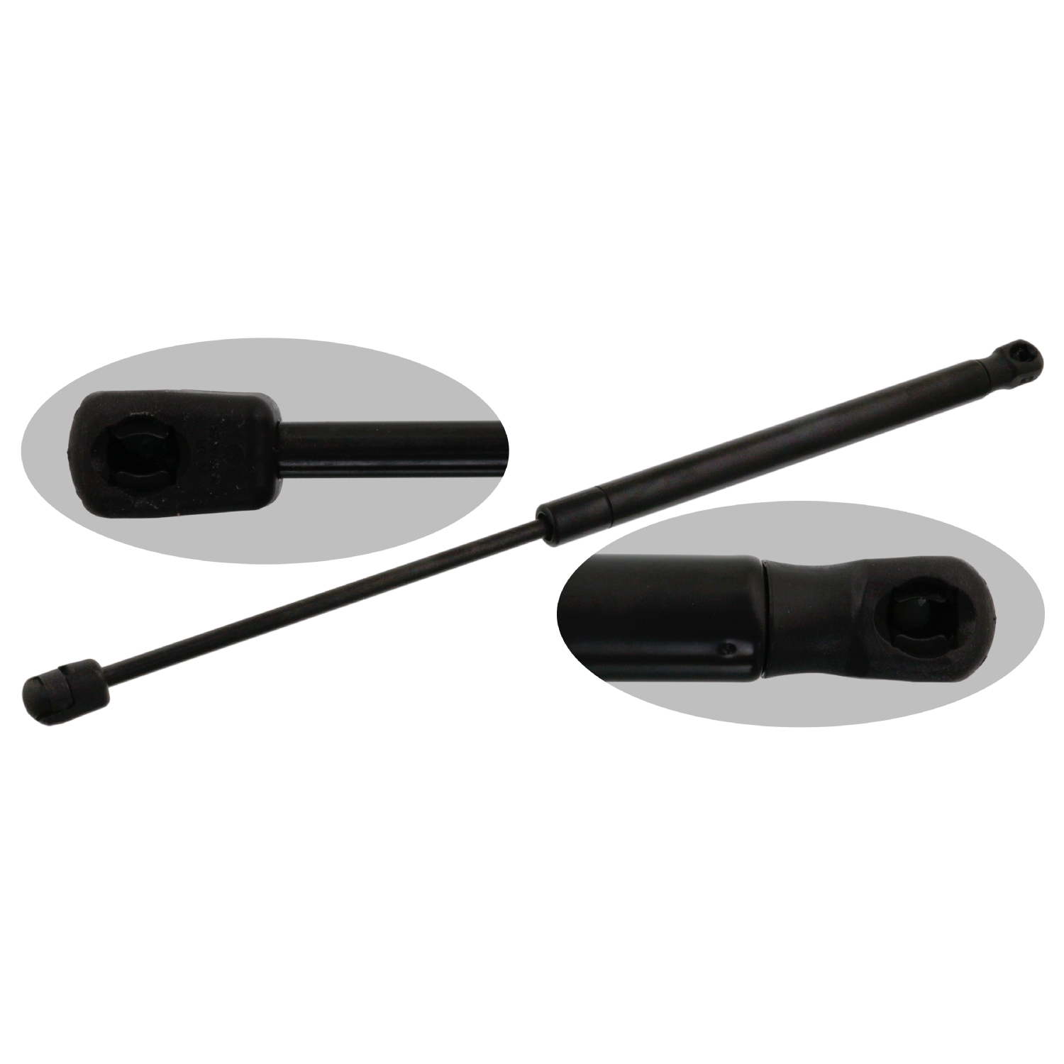 FEBI BILSTEIN Gasfjeder, motorhjelm 47084 venstre for DACIA