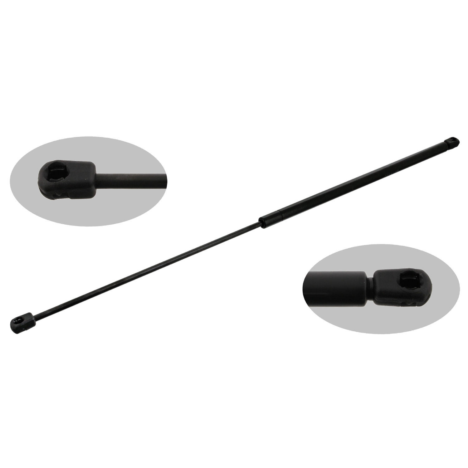 FEBI BILSTEIN Gasfjeder, fronthjelm 47614 på begge sider for MAN