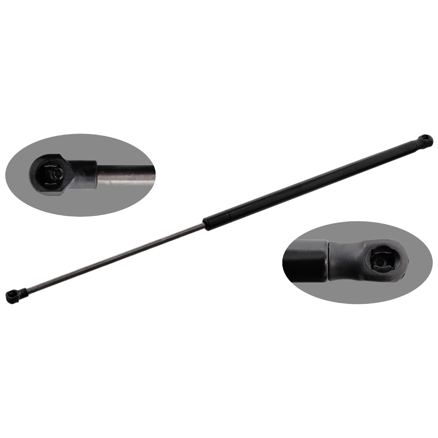FEBI BILSTEIN Gasfjeder, fronthjelm 48563 på begge sider for RENAULT TRUCKS