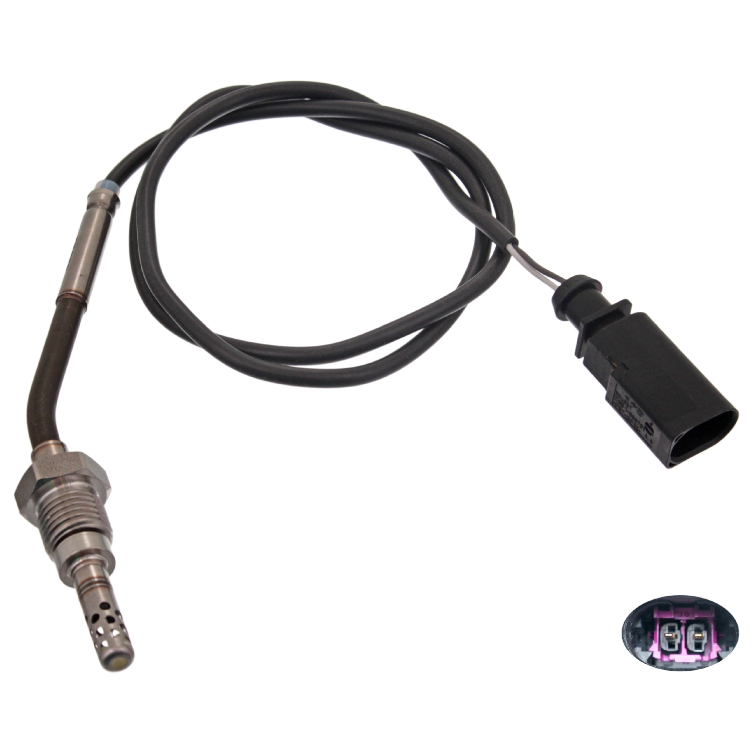 FEBI BILSTEIN Sensor, udstødningsgastemperatur 49268 efter udstødningsturbolader for AUDI