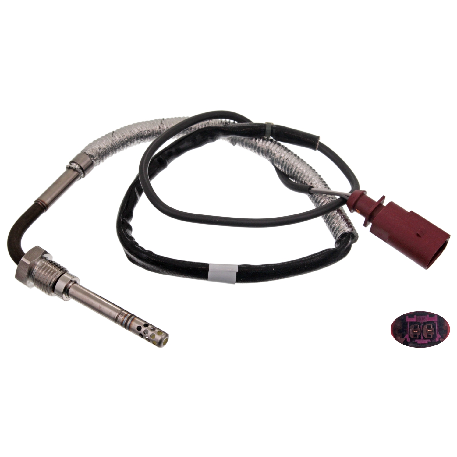 FEBI BILSTEIN Sensor, udstødningsgastemperatur 49270 foran partikelfilter for AUDI