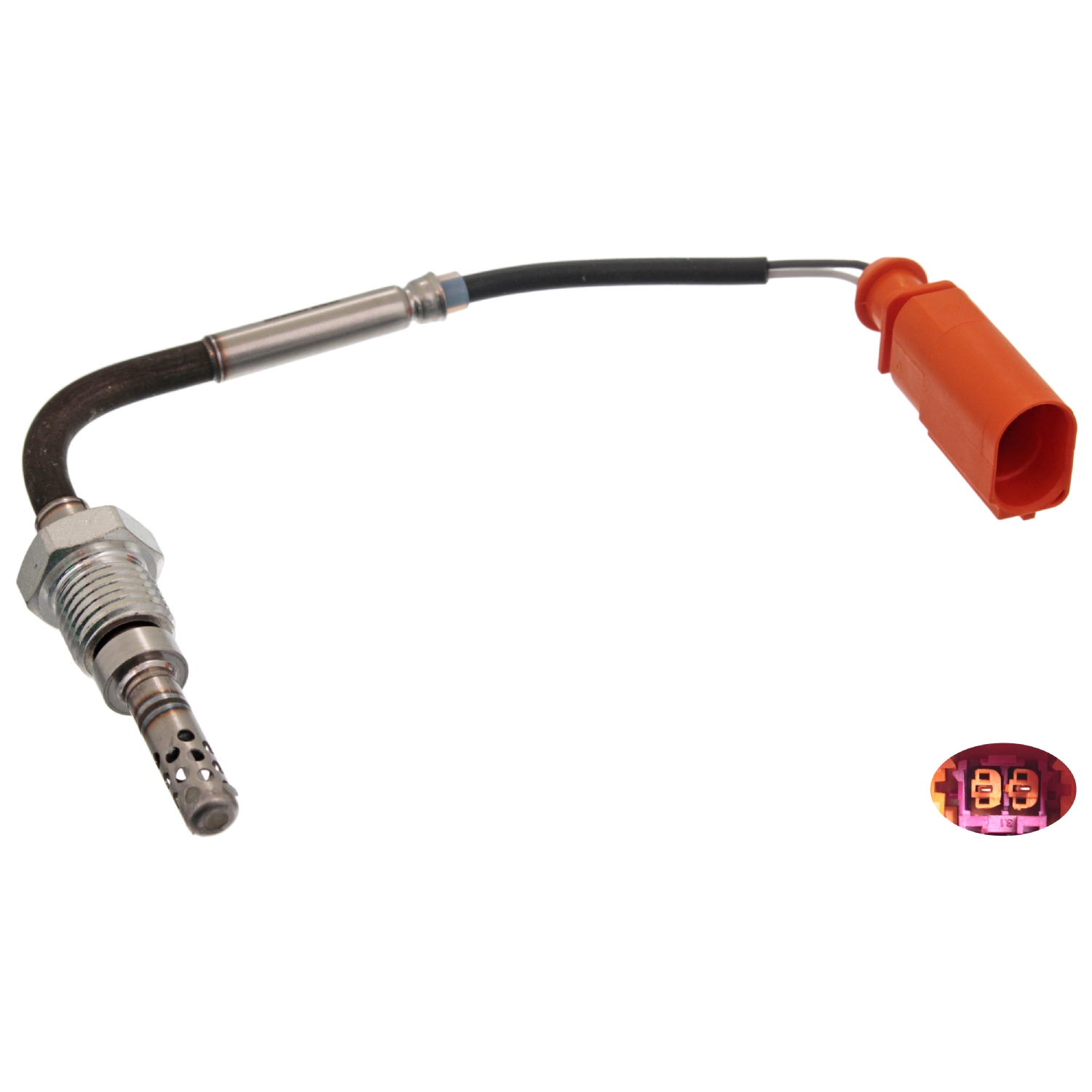 FEBI BILSTEIN Sensor, udstødningsgastemperatur 49277 efter udstødningsturbolader for VW