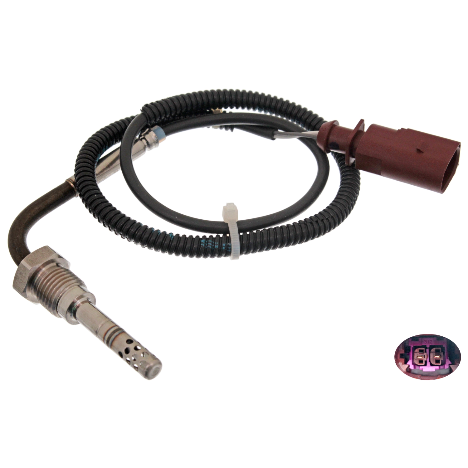 FEBI BILSTEIN Sensor, udstødningsgastemperatur 49284 foran partikelfilter for VW