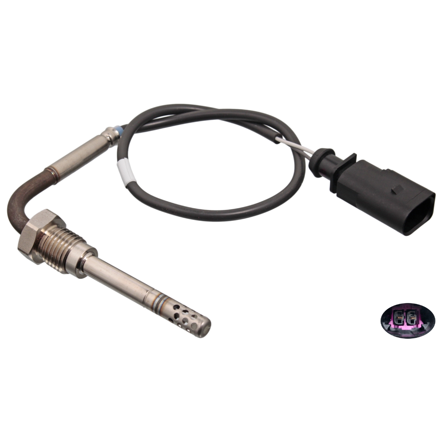 FEBI BILSTEIN Sensor, udstødningsgastemperatur 49296 foran partikelfilter for SEAT