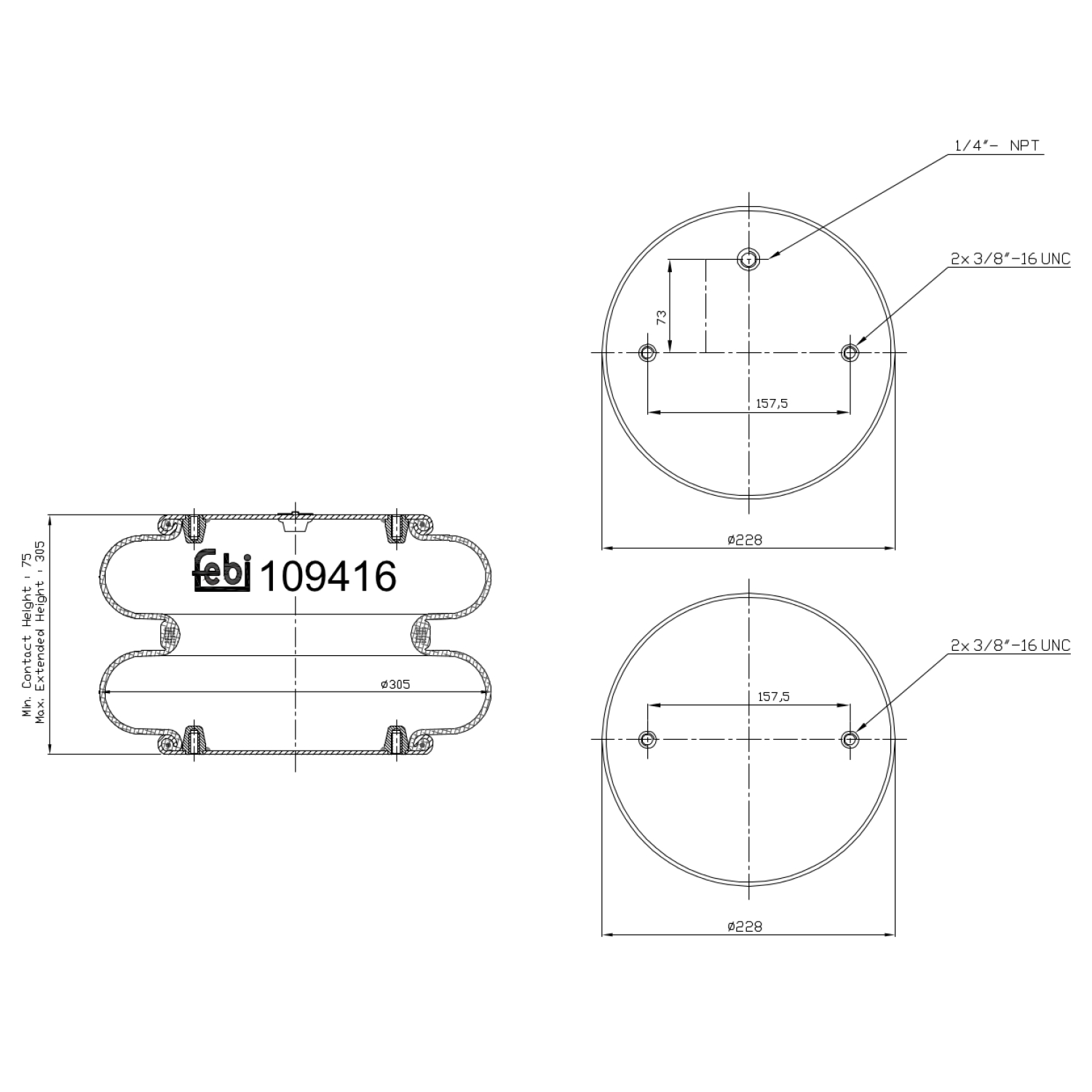 FEBI BILSTEIN 109416 226mm