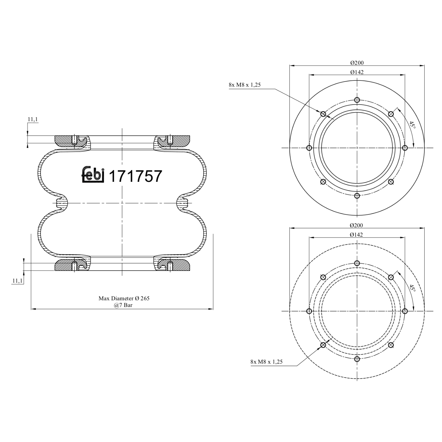 FEBI BILSTEIN 171757 255mm