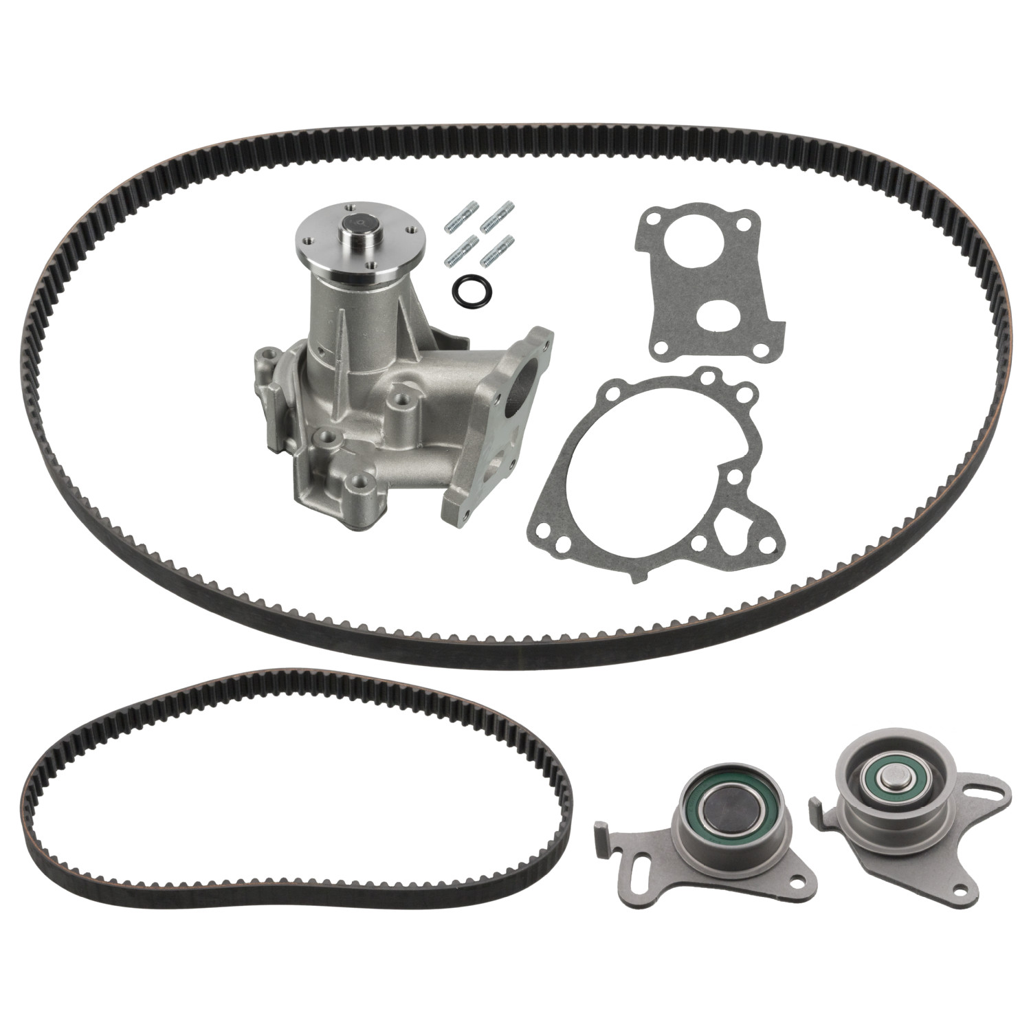 FEBI BILSTEIN Vandpumpe + tandremssæt 173148 for KIA MITSUBISHI