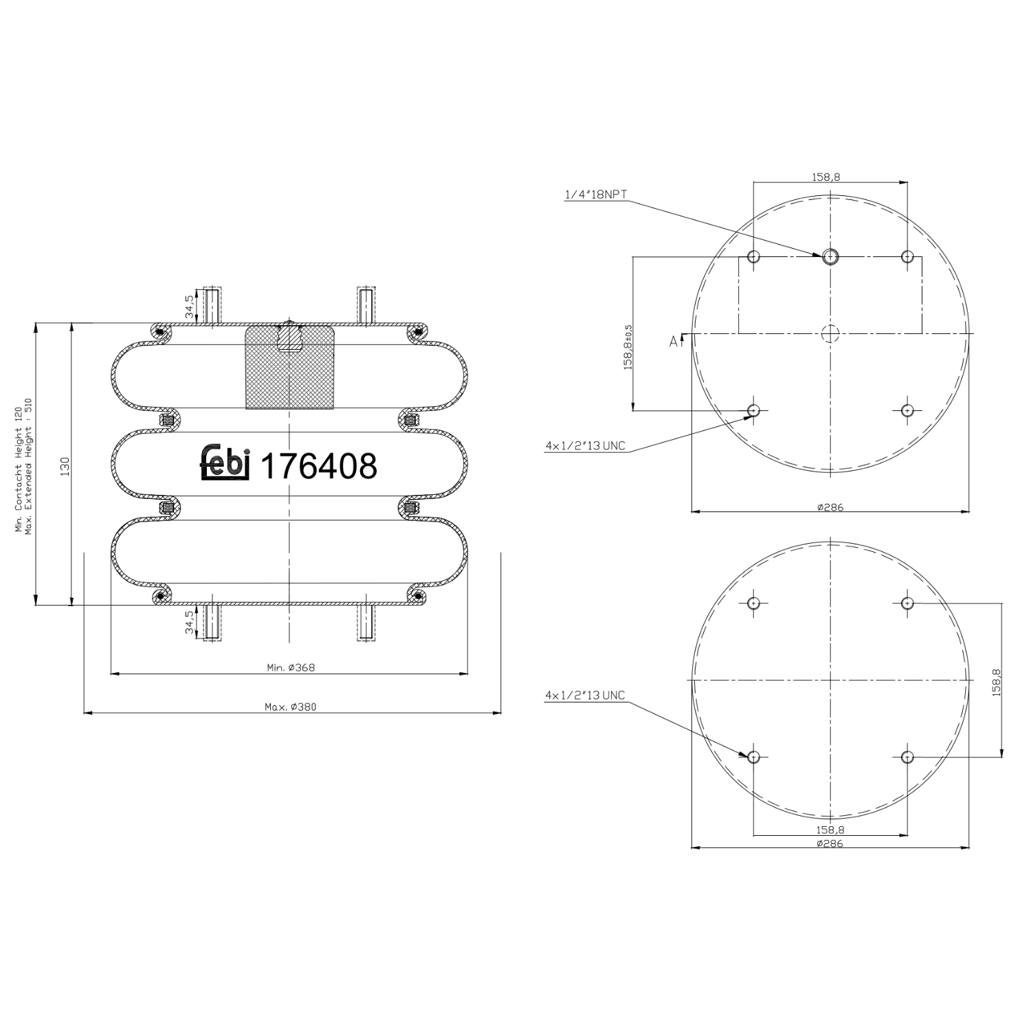 FEBI BILSTEIN 176408 286mm