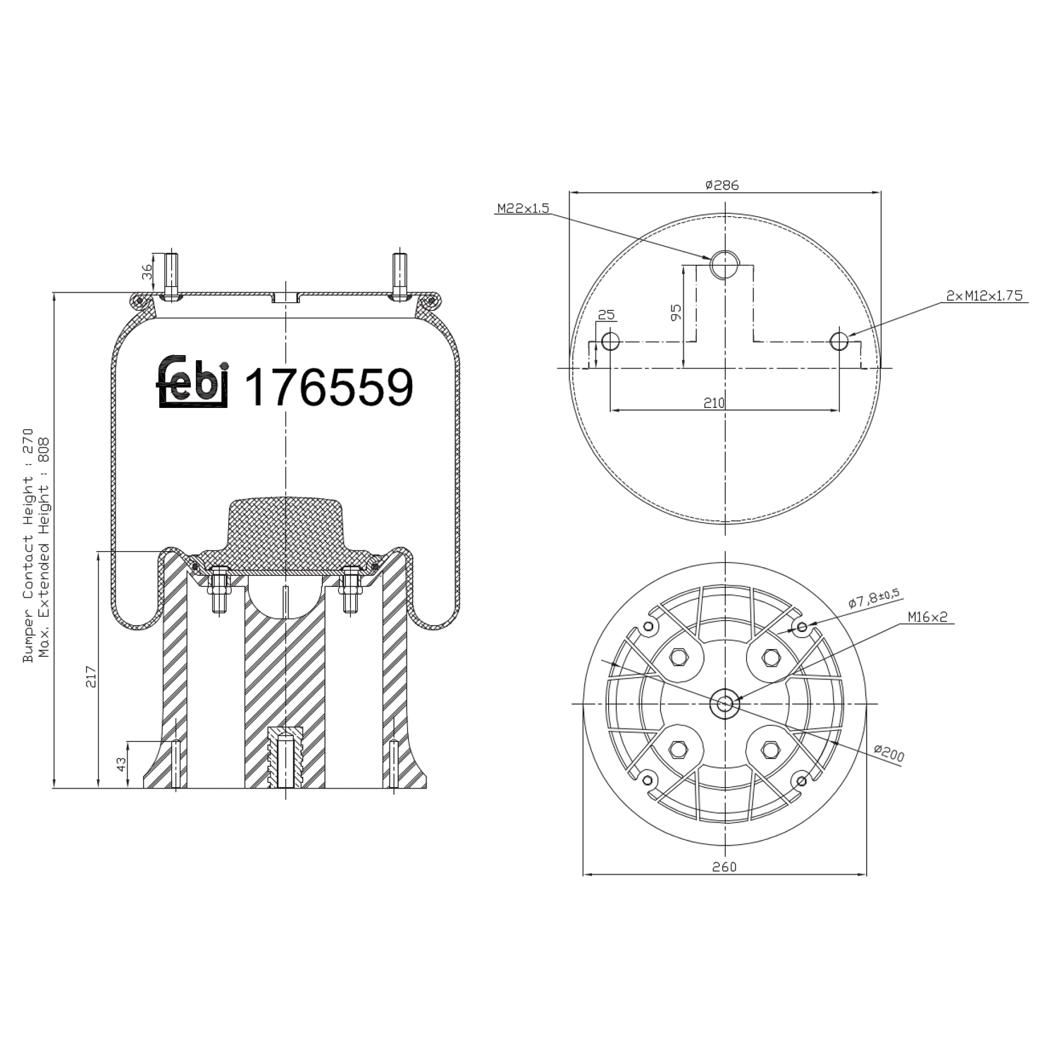 FEBI BILSTEIN 176559 286mm
